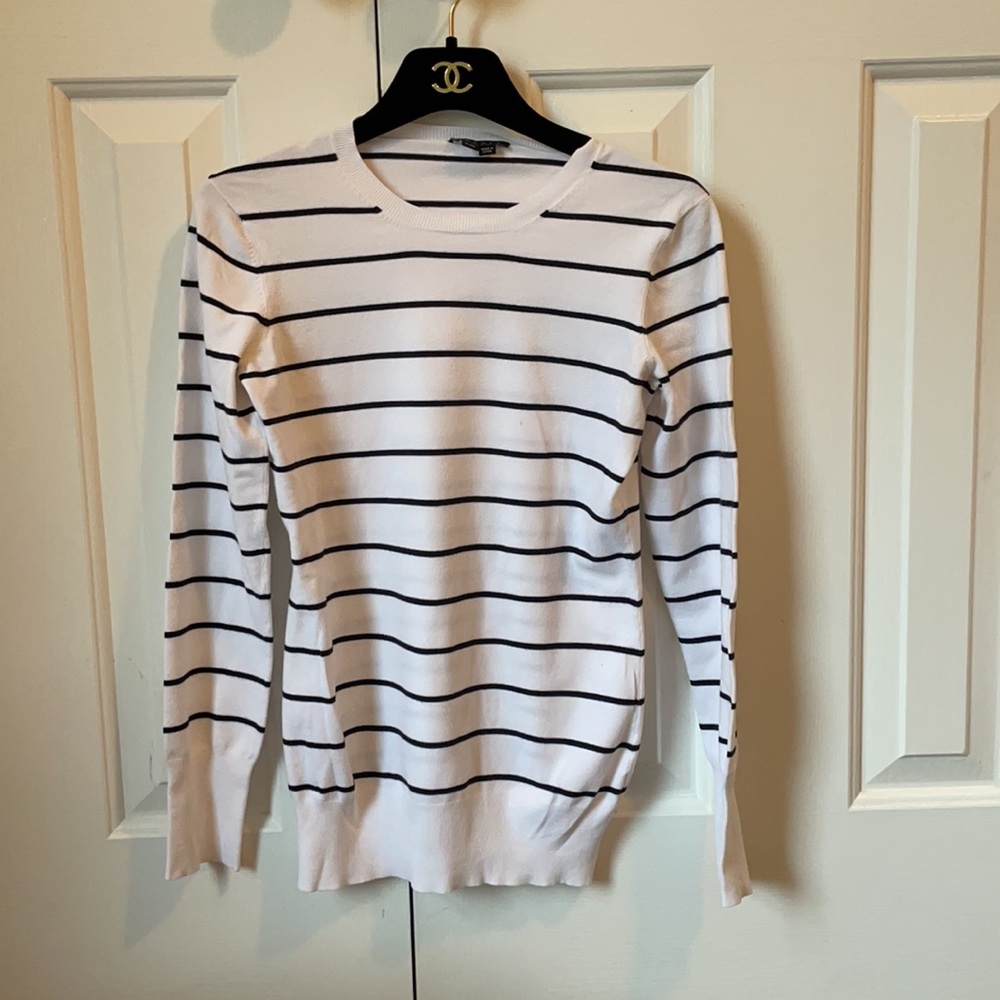 Theory Striped stretchy nautical sweater, P